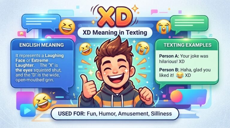 xd meaning in text