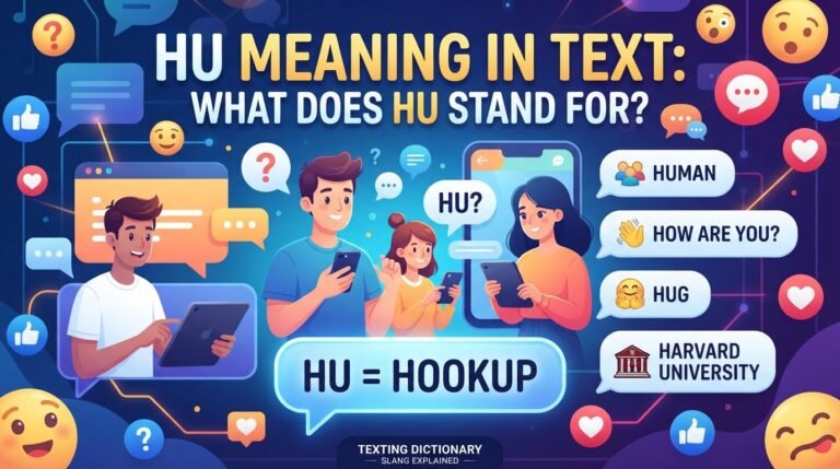 HU Meaning in Text: What Does HU Stand For? HU Meaning in Text