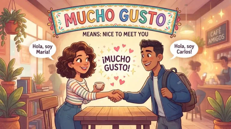 Mucho Gusto Meaning