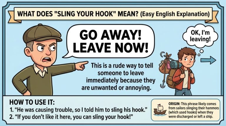 Sling Your Hook Meaning