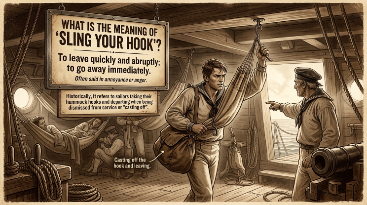 What Is the Sling Your Hook Meaning?
