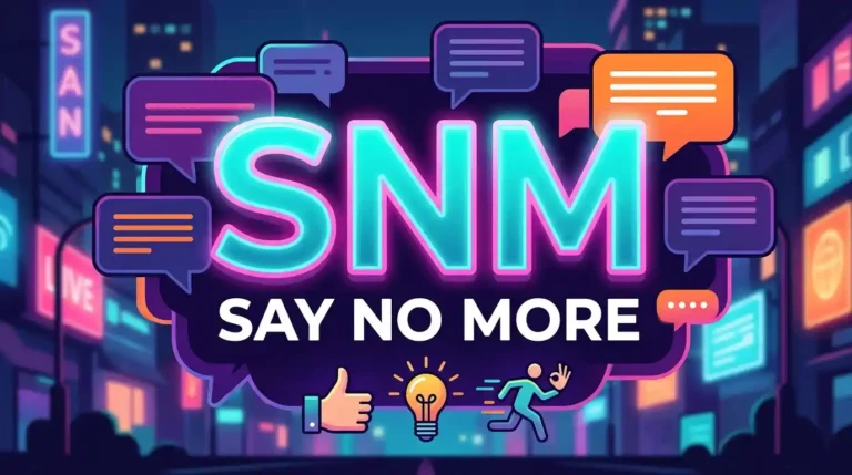 SNM Meaning in Text