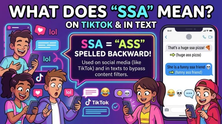 SSA Meaning in Slang: What Does SSA Mean on TikTok and in Text? SSA Meaning in Slang