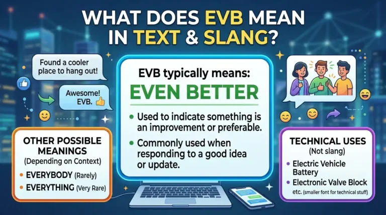 EVB Meaning in Text