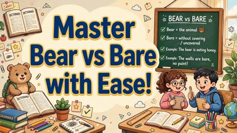 Bear vs. Bare